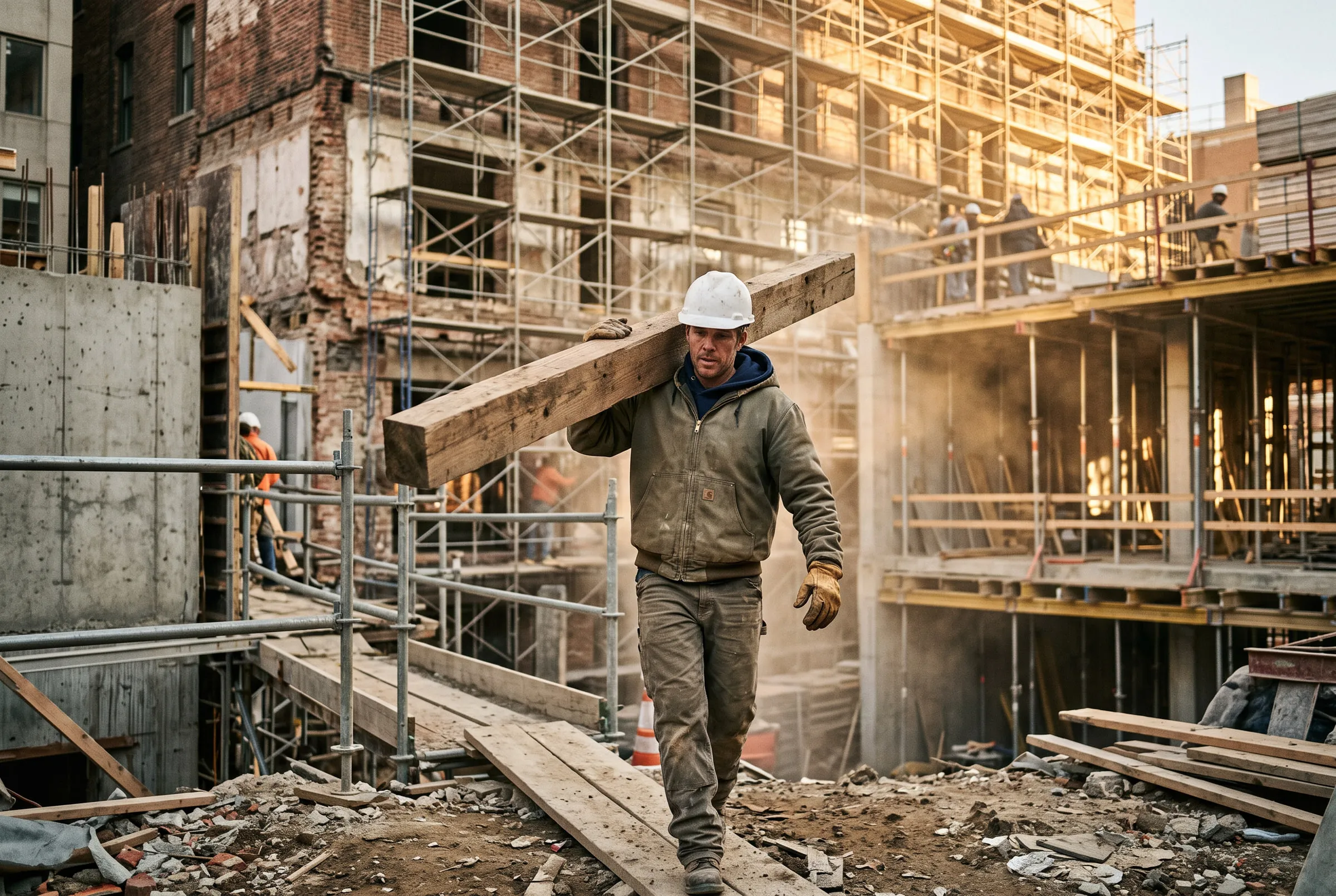Stavby a demolice — pracovníci Service in Time